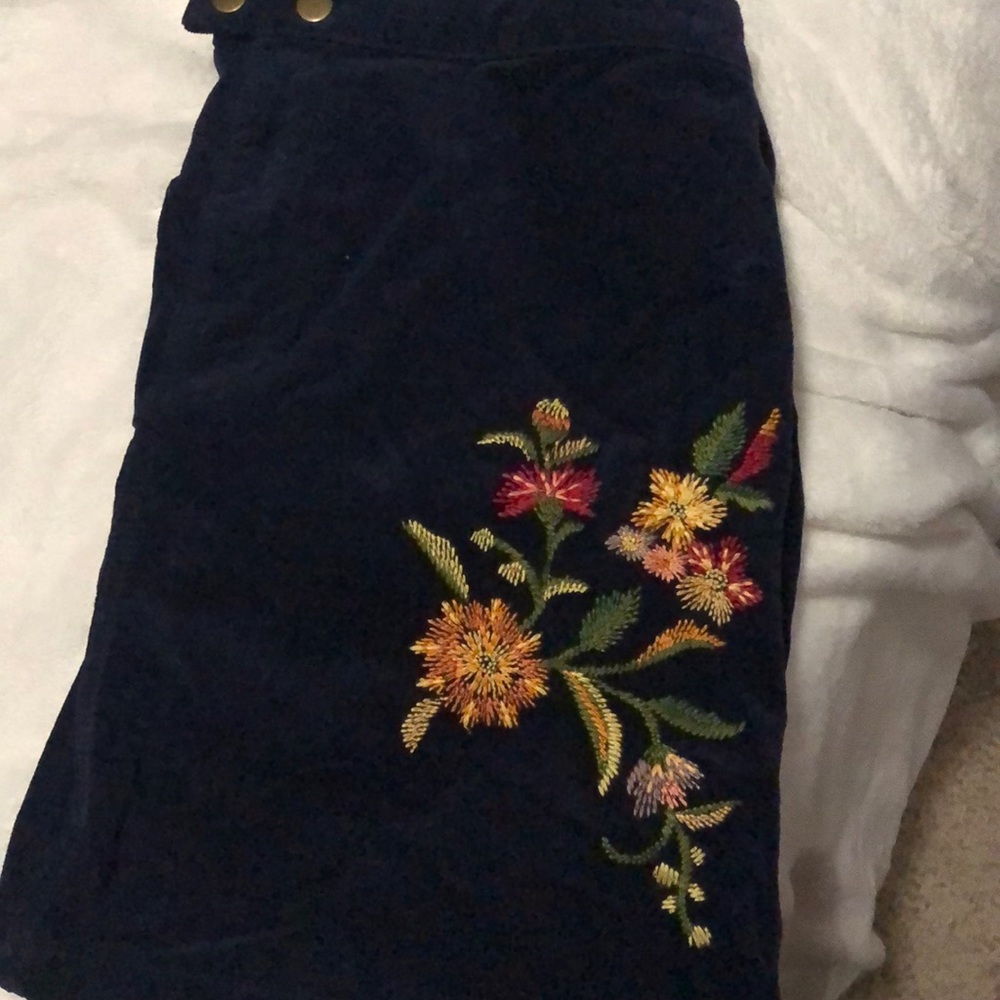 Navy blue skirt